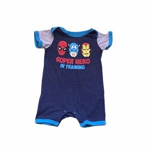 Marvel brand super hero romper 6-12 months
